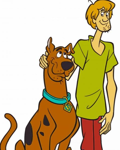 Aesthetic Scooby Doo And Shaggy - Paint By Numbers - NumPaint - Paint ...