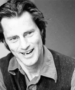 black and white Sam Shepard paint by numbers
