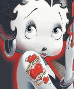 Cool Betty Boop Paint By Numbers
