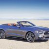 Grey Mustang Convertible paint by numbers