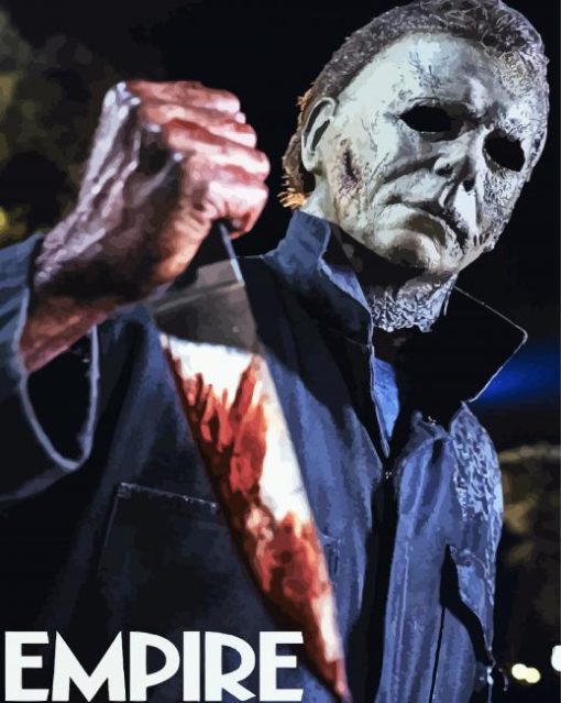Hollowen Kills Michael Myers paint by numbers