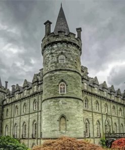Inveraray Castle Scotland Paint By Number