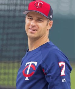 Joe Mauer paint by number