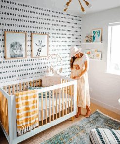Nursery Pregnant Mom paint by numbers