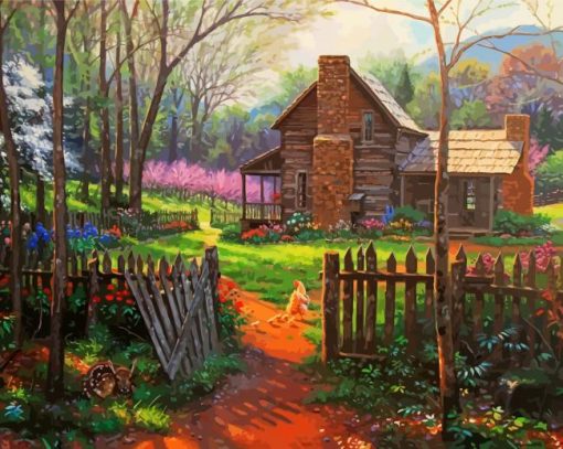 Spring In The Country paint by numbers