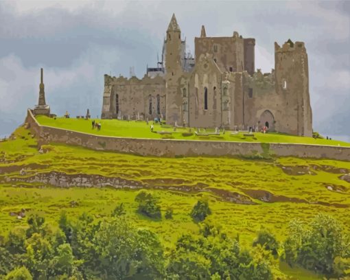 The Ruins Of The Rock Of Cashel paint by numbers