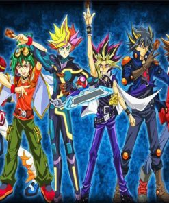 Yugi Oh Characters paint by numbers