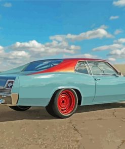1968 Ford Galaxie Fastback paint by numbers