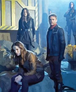 Agents Of Shield paint by numbers