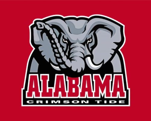 Alabama Football Logo - Paint By Numbers - Num Paint Kit