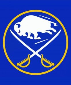 Buffalo Sabres Ice Hockey Players Logo paint by numbers