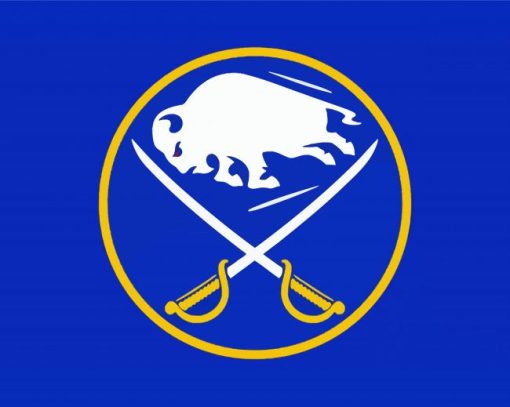 Buffalo Sabres Ice Hockey Players Logo paint by numbers
