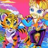 Cartoon Tiger King Paint by numbers
