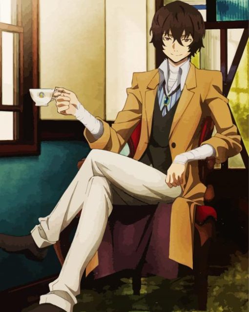 Dazai Bungo Stray Dogs Anime paint by numbers