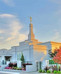 Edmonton Temple CanadaEdmonton Temple Canada paint by numbers
