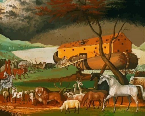 Edward Hicks American Noah paint by numbers