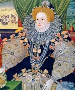 Elizabethan era tudor period paint by number