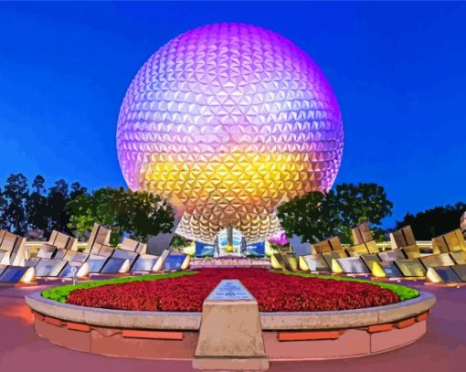 Epcot paint by numbers
