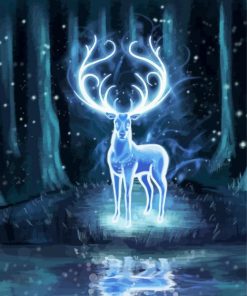 fantasy Harry Potter Patronus paint by numbers
