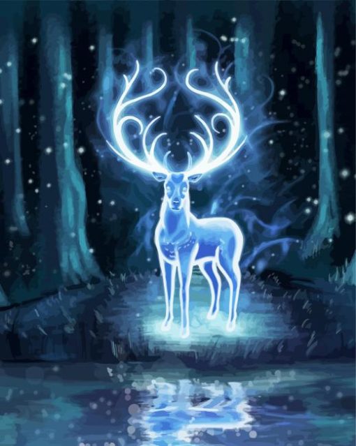 fantasy Harry Potter Patronus paint by numbers