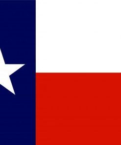 Flag Of Texas paint by numbers
