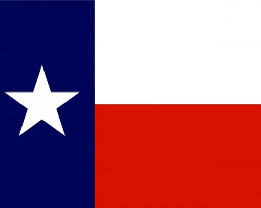 Flag Of Texas paint by numbers