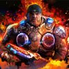 Gears Of War Marcus Fenix paint by numbers