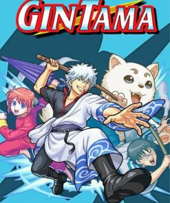Gintama Anime Manga Poster paint by numbers