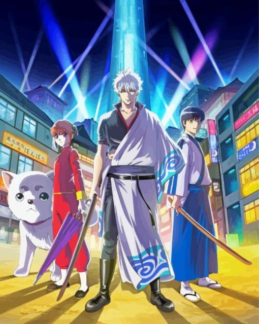 Gintama Anime paint by numbers