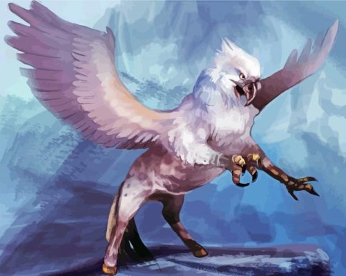 Hippogriff Art - Paint By Numbers - NumPaint - Paint by numbers