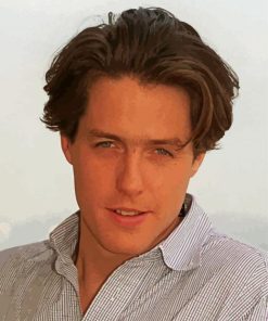 Hugh Grant Actor paint by numbers
