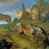 Hunting Scene Art paint by numbers