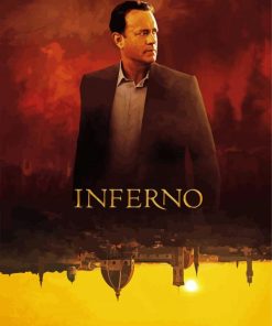 Inferno movie poster paint by number