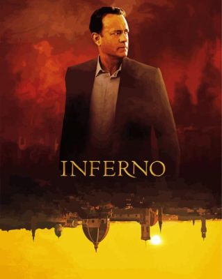 Inferno Movie Poster - Paint By Numbers - Num Paint Kit