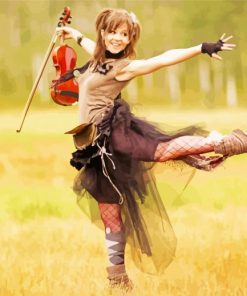 Lindsey Stirling Violonist paint by numbers