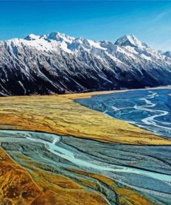 Mount Cook paint by numbers