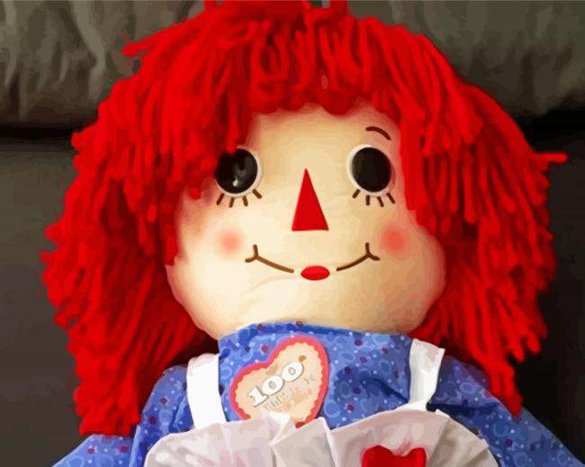 Raggedy Ann paint by number