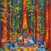 Redwood National Park paint by number