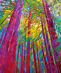 Redwoods Art paint by numbers