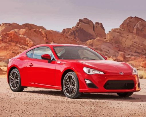 Scion FR S Car paint by numbers