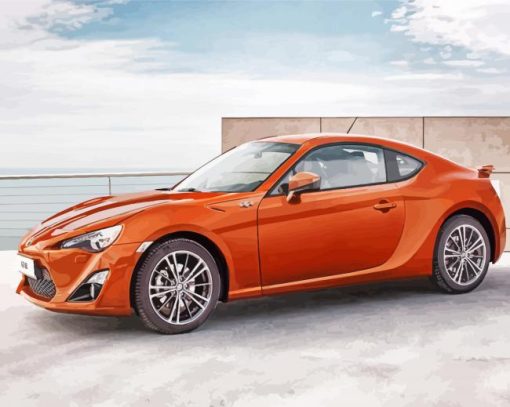 Scion FR S paint by numbers