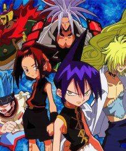 Shaman King Anime Characters paint by numbers