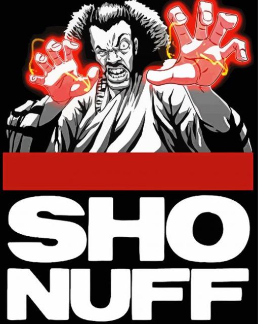 Sho Nuff The Last Dragon paint by numbers