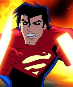 Superman X Cartoon And Animation paint by numbers