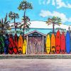Surf Shack paint by numbers