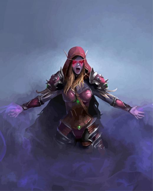 Sylvanas paint by numbers