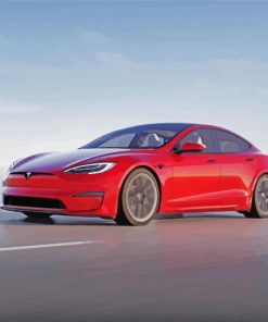 Tesla Car Paint by numbers
