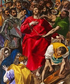 The Disrobing of Christ by El Greco paint by number
