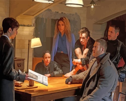 The Umbrella Academy TV Serie paint by number