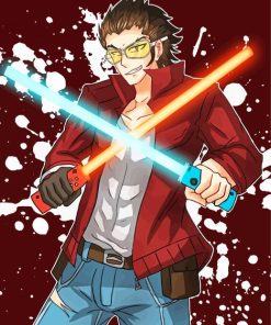 Travis Touchdown paint by numbers